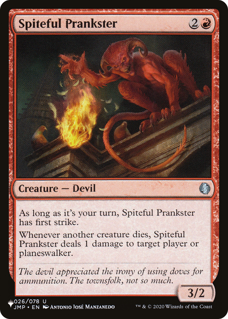 Spiteful Prankster (LIST-JMP-26) [The List]