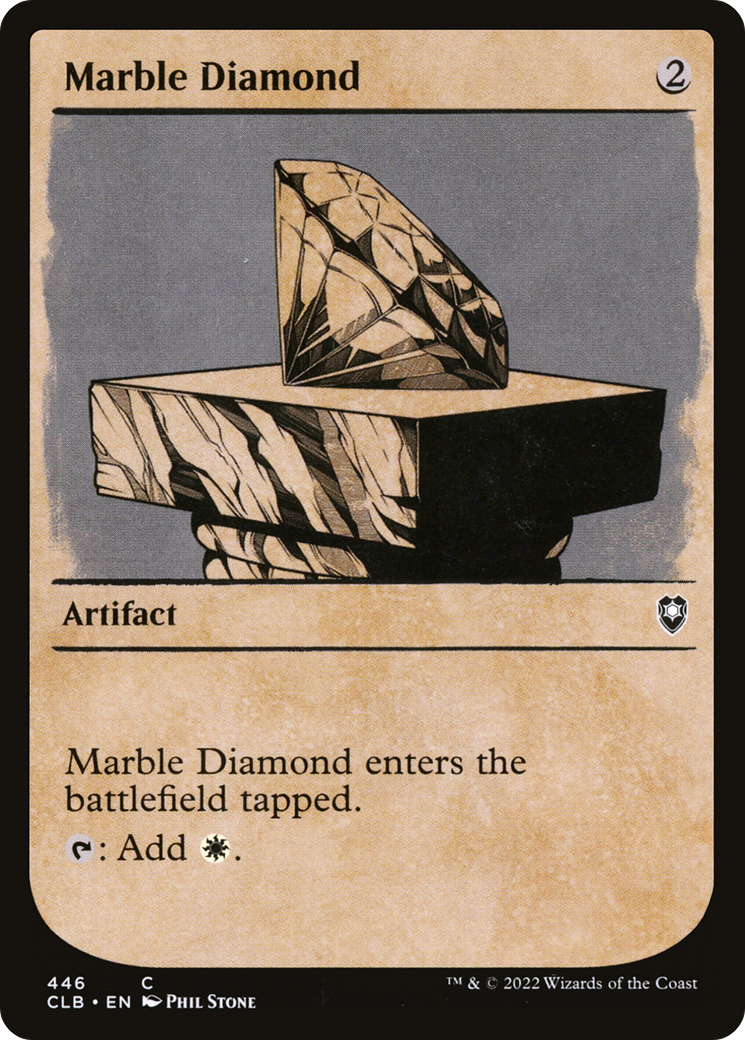 Marble Diamond (Showcase) (CLB-446) [Commander Legends: Battle for Baldur's Gate]