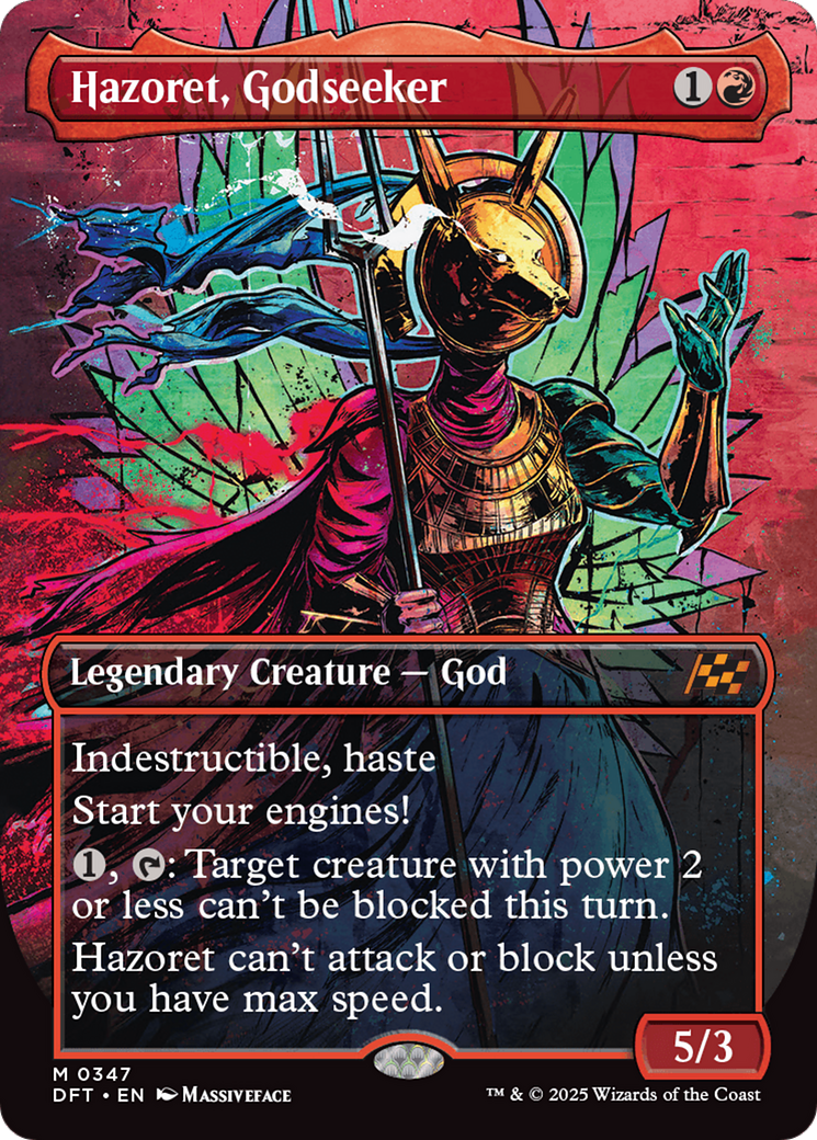 Hazoret, Godseeker (DFT-347) [Aetherdrift] (Borderless)