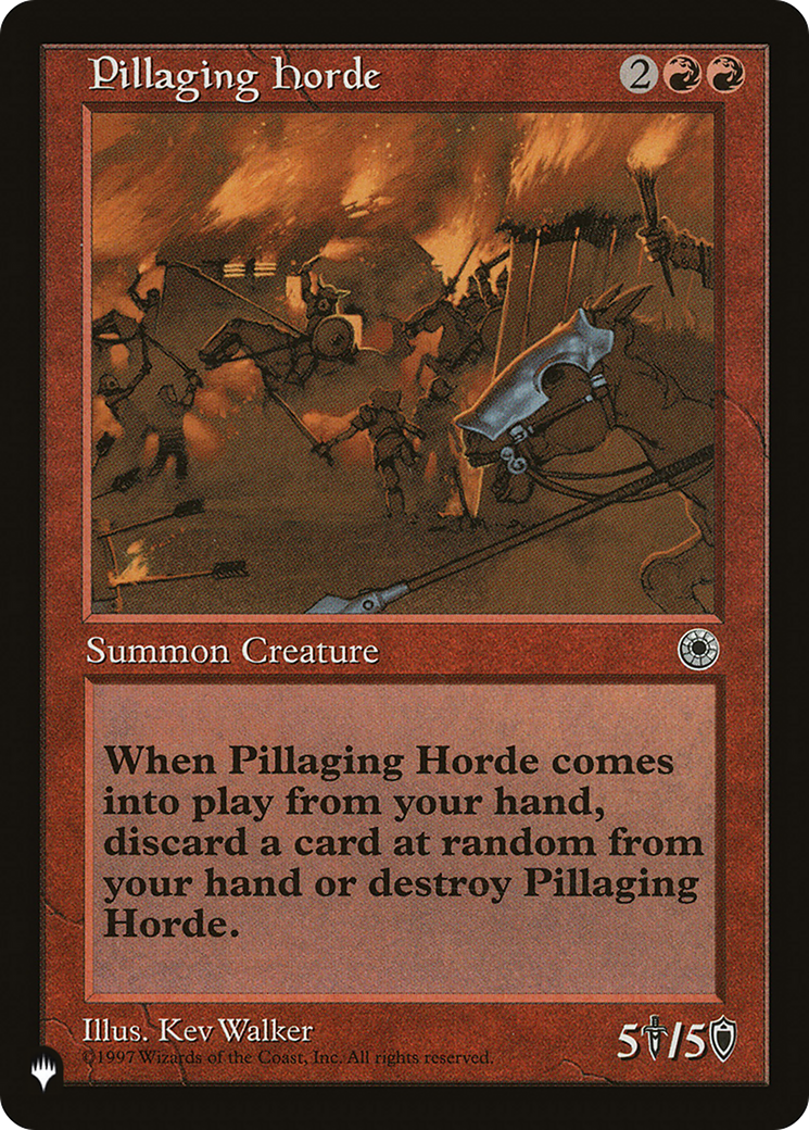 Pillaging Horde (LIST-POR-142) [The List]