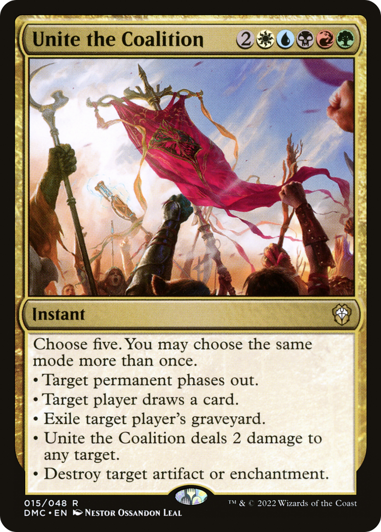 Unite the Coalition (DMC-015) [Dominaria United Commander]