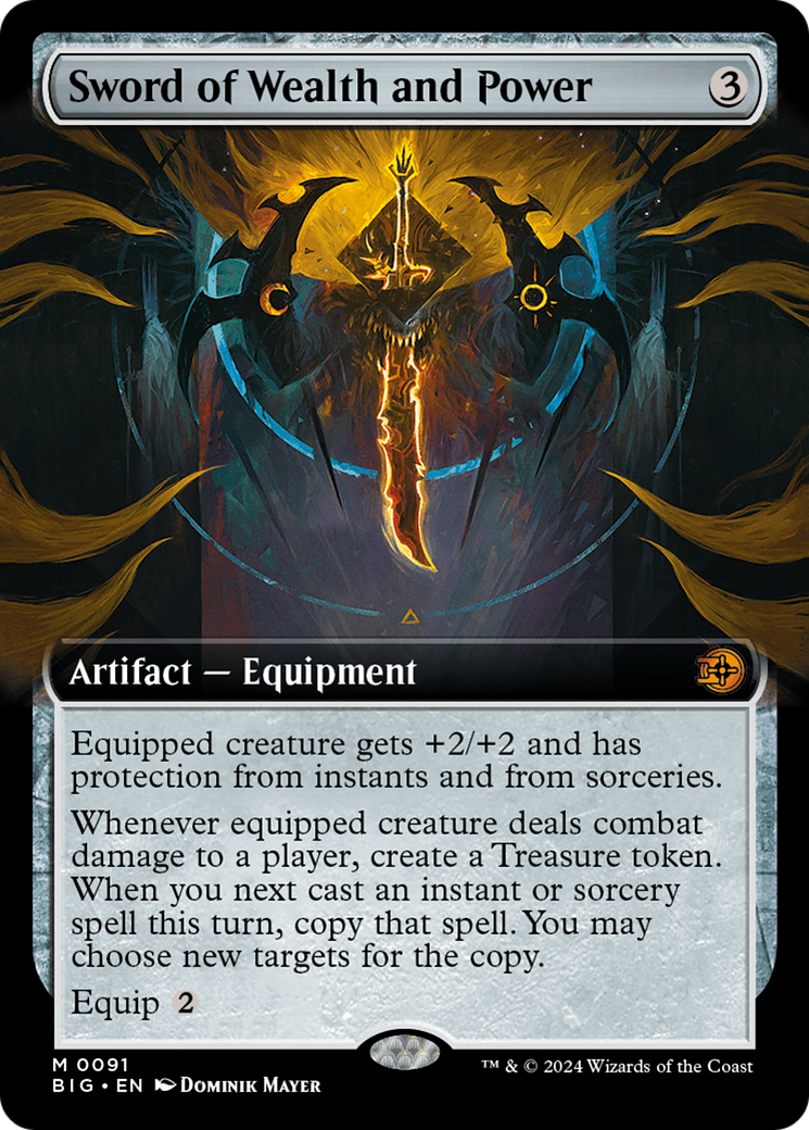 Sword of Wealth and Power (BIG-091) [The Big Score]: (Extended Art)