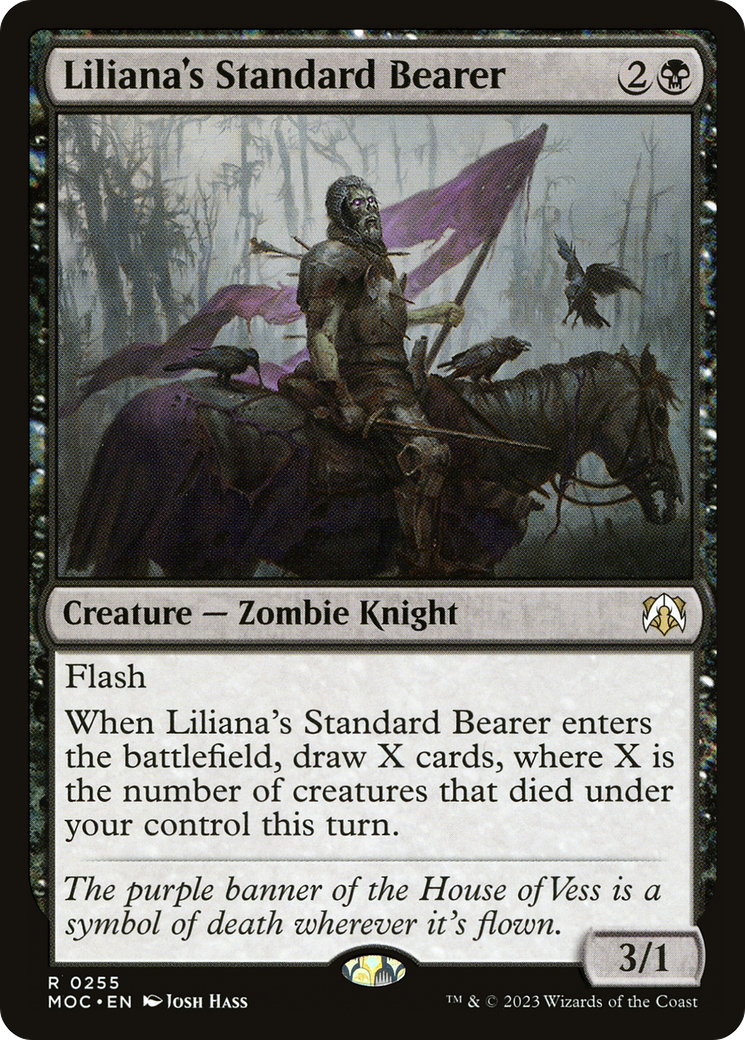 Liliana's Standard Bearer (MOC-255) [March of the Machine Commander]