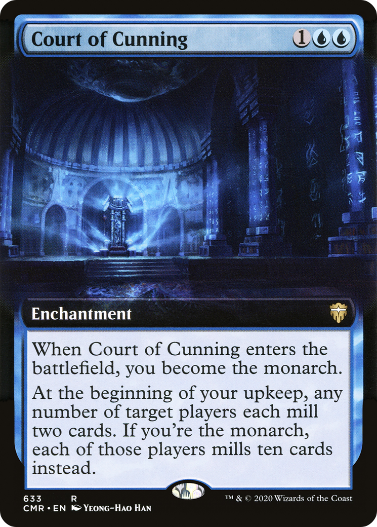 Court of Cunning (Extended Art) (CMR-633) [Commander Legends]