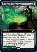 Pestilent Cauldron // Restorative Burst (STX-327) [Strixhaven: School of Mages]: (Extended Art) Foil