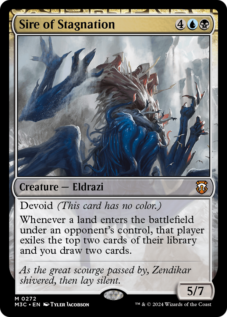 Sire of Stagnation (M3C-272) [Modern Horizons 3 Commander]: (devoid) Foil
