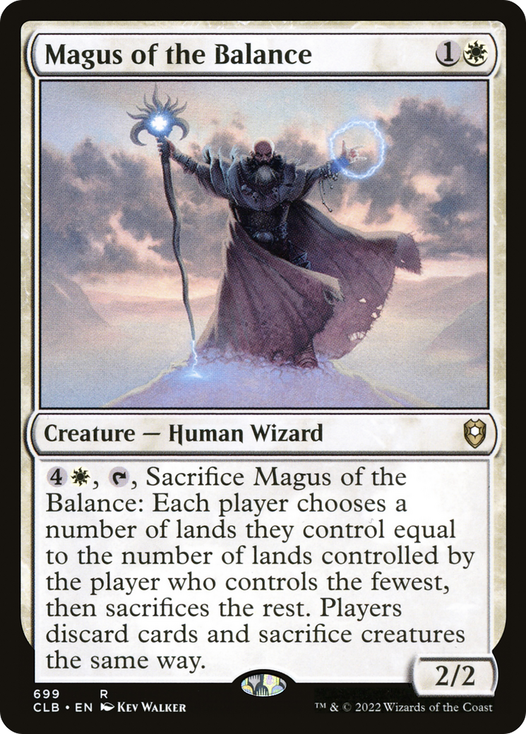 Magus of the Balance (CLB-699) [Commander Legends: Battle for Baldur's Gate]