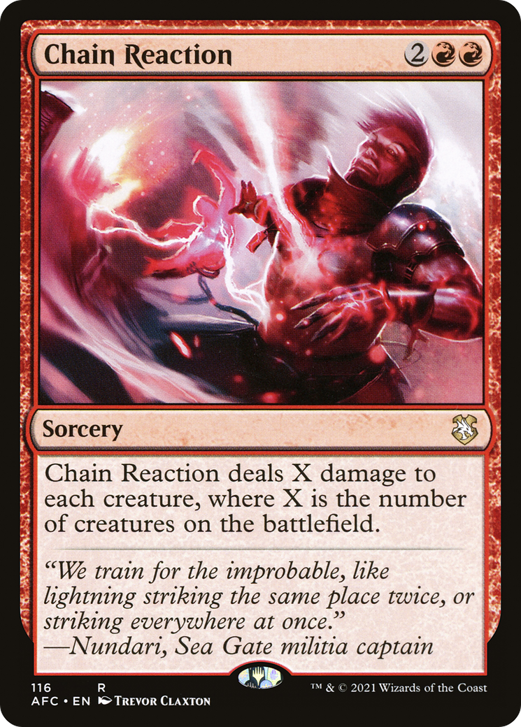 Chain Reaction (AFC-116) [Forgotten Realms Commander]