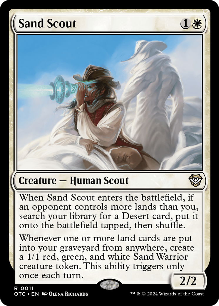 Sand Scout (OTC-011) [Outlaws of Thunder Junction Commander]