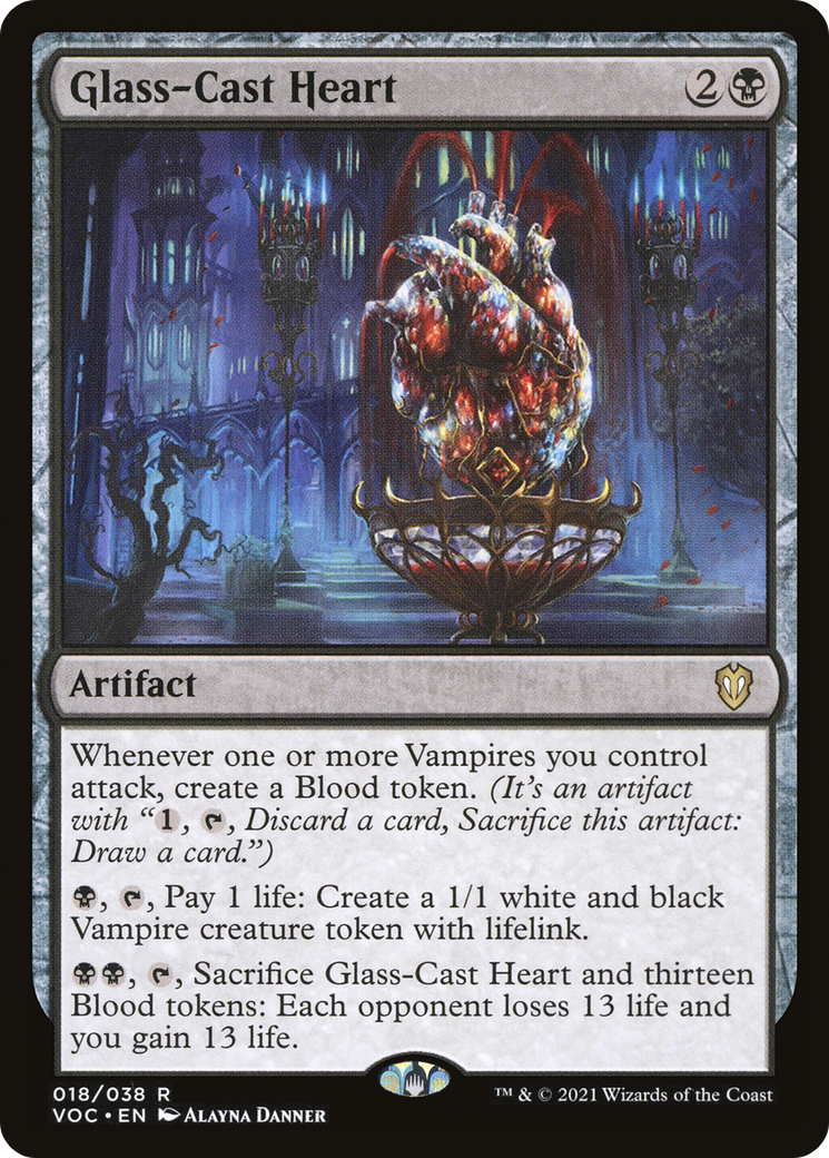 Glass-Cast Heart (VOC-018) [Crimson Vow Commander]