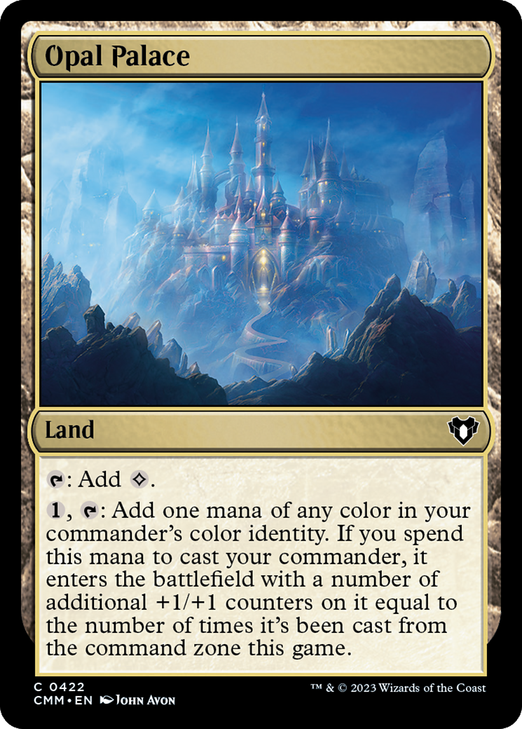 Opal Palace (CMM-422) [Commander Masters] Foil