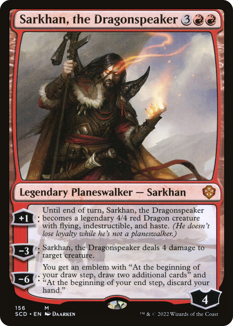 Sarkhan, the Dragonspeaker (SCD-156) [Starter Commander Decks]