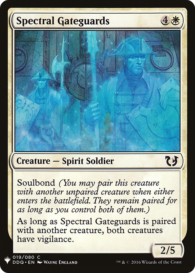 Spectral Gateguards (LIST-DDQ-19) [The List]