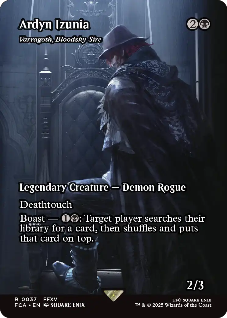 Ardyn Izunia - Varragoth, Bloodsky Sire (Showcase) (FCA-037) (Borderless) [FINAL FANTASY: Through the Ages]