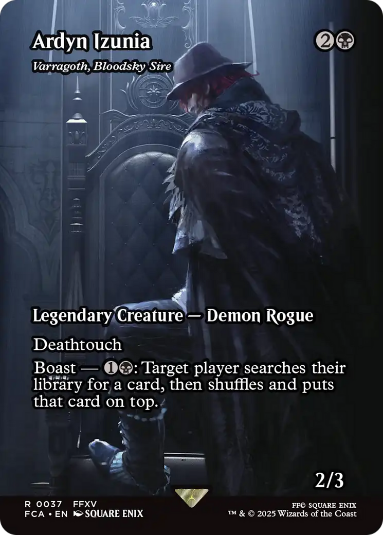 Ardyn Izunia - Varragoth, Bloodsky Sire (Showcase) (FCA-037) [FINAL FANTASY: Through the Ages] / Ardyn Izunia (Borderless) Foil