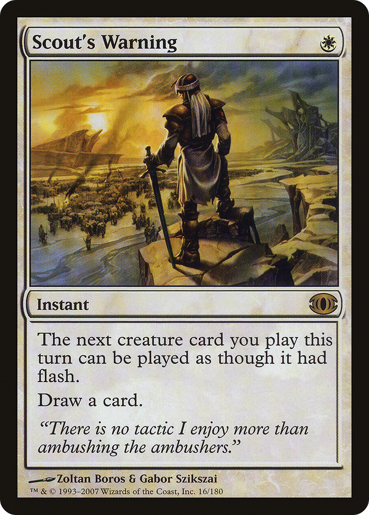 Scout's Warning (FUT-016) [Future Sight]