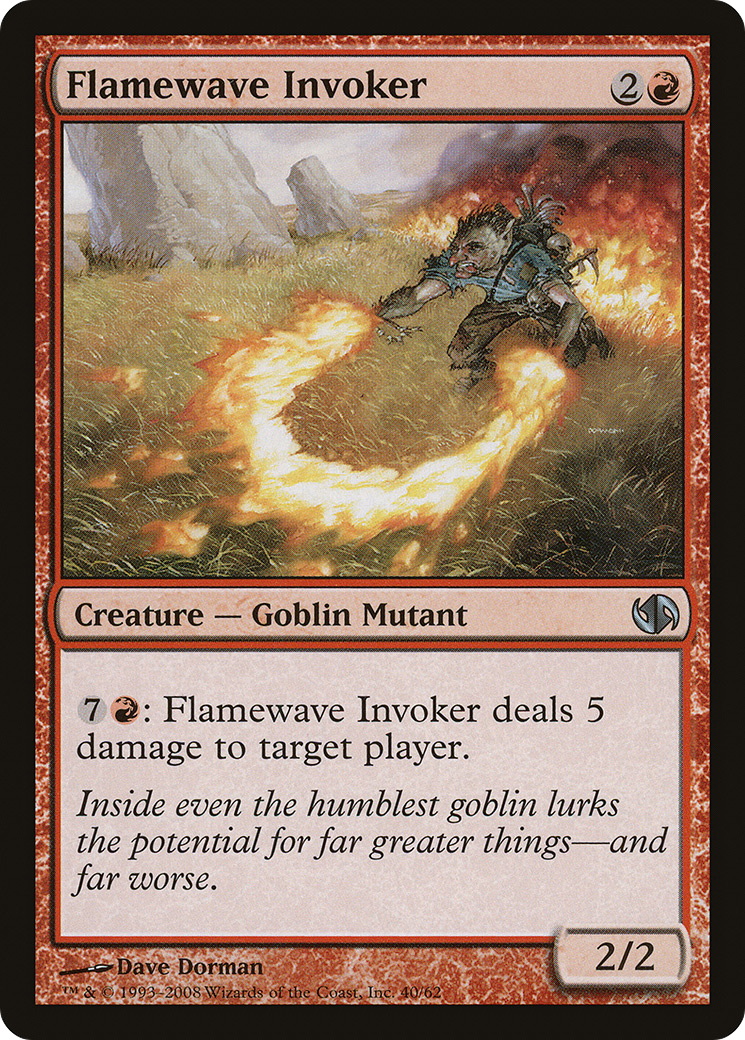 Flamewave Invoker (DD2-040) [Duel Decks: Jace vs. Chandra]