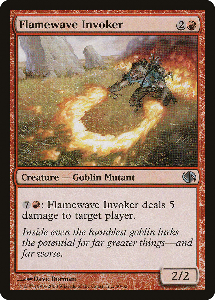 Flamewave Invoker (DD2-040) [Duel Decks: Jace vs. Chandra]