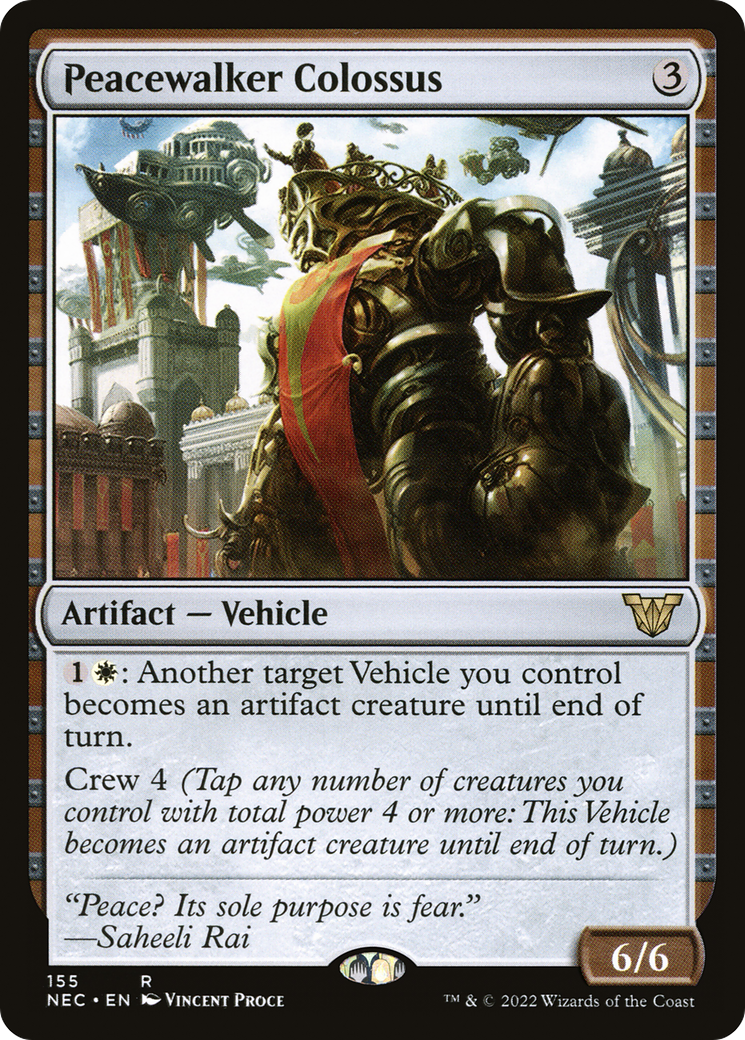Peacewalker Colossus (NEC-155) [Neon Dynasty Commander]