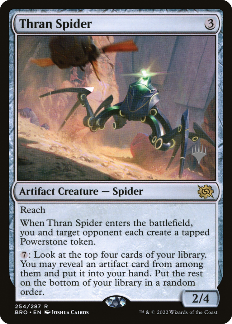 Thran Spider (PPBRO-254) [Promo Pack: The Brothers' War Promos]