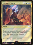 Deny the Witch (Surge Foil) (40K-116) [Warhammer 40,000 Commander] Foil