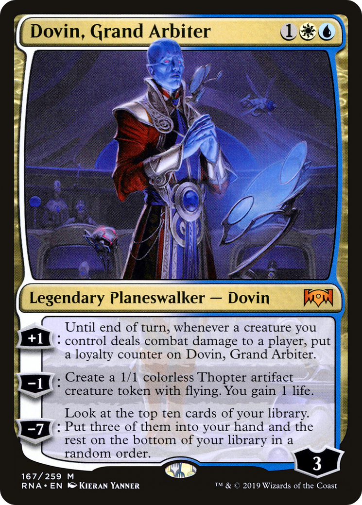 Dovin, Grand Arbiter (RNA-167) [Ravnica Allegiance]