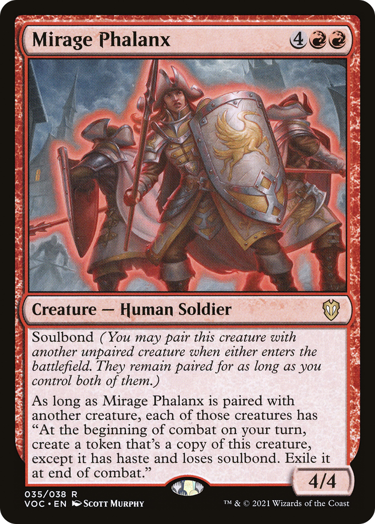 Mirage Phalanx (VOC-035) [Crimson Vow Commander]