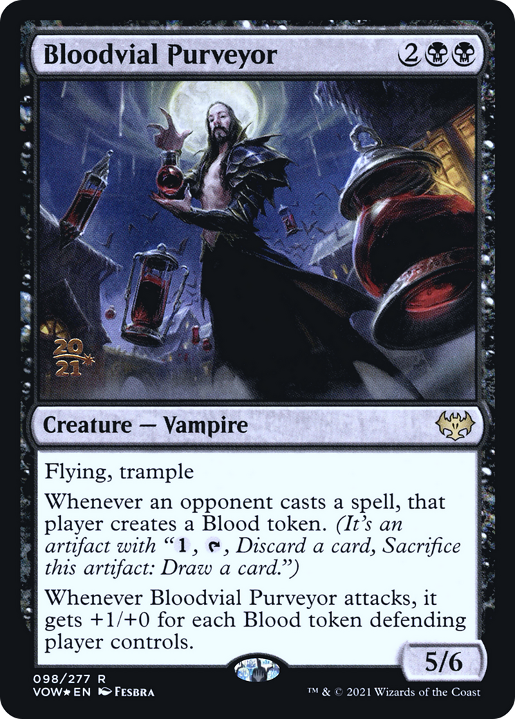 Bloodvial Purveyor (PRE-098) [Innistrad: Crimson Vow Promos] Foil