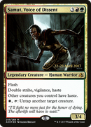 Samut, Voice of Dissent (PRE-205S) [Amonkhet Promos] Foil