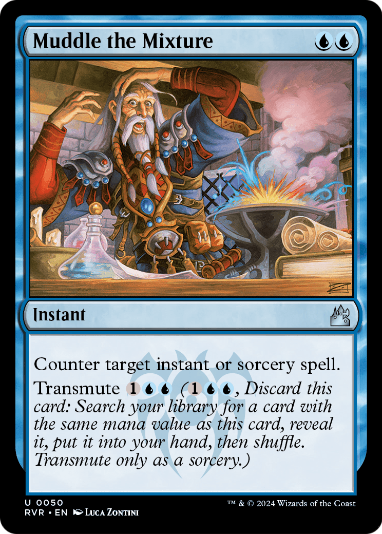 Muddle the Mixture (RVR-050) [Ravnica Remastered] Foil
