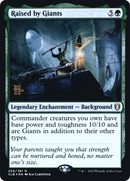 Raised by Giants (PRE-250) [Battle for Baldur's Gate Promos] Foil