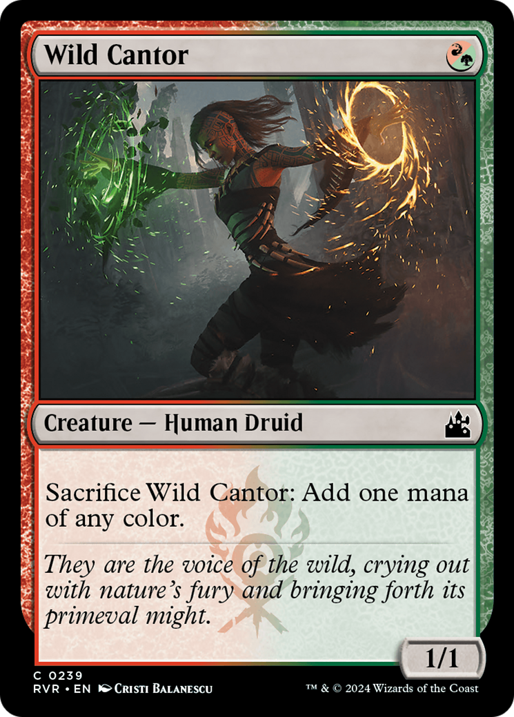 Wild Cantor (RVR-239) [Ravnica Remastered] Foil