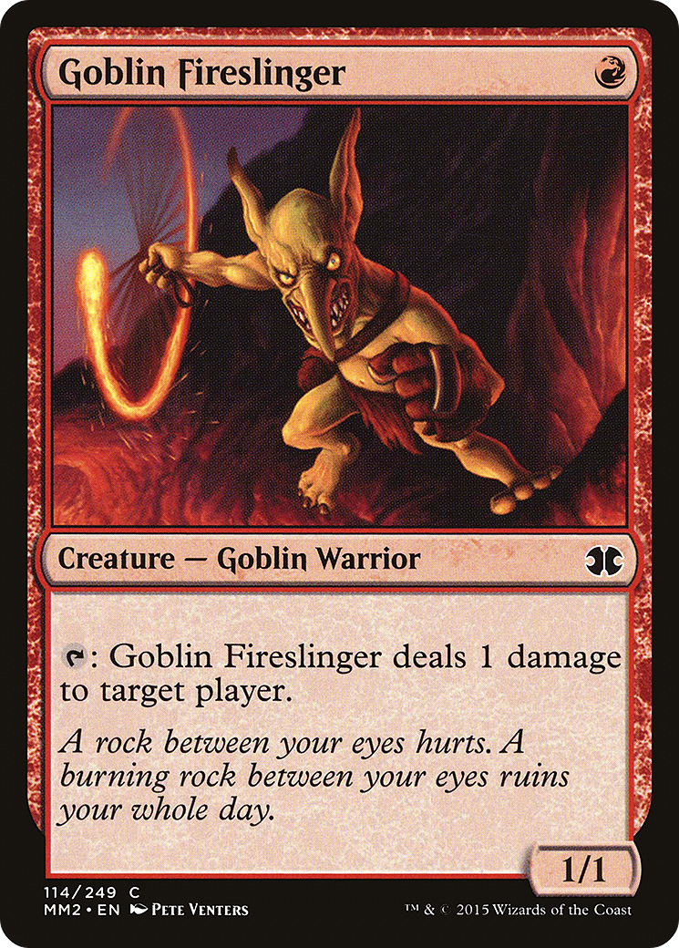 Goblin Fireslinger (MM2-114) [Modern Masters 2015] Foil
