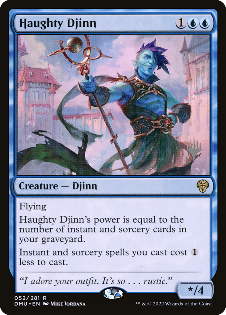 Haughty Djinn (PPDMU-052) [Promo Pack: Dominaria United Promos]
