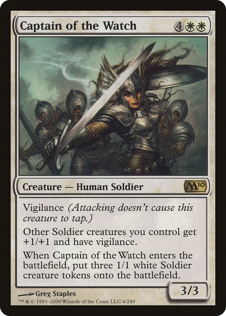 Captain of the Watch (M10-006) [Magic 2010] Foil