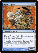 Zephyr Spirit (RAV-076) [Ravnica: City of Guilds] Foil