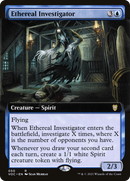 Ethereal Investigator (VOC-050) [Crimson Vow Commander]: (Extended Art)