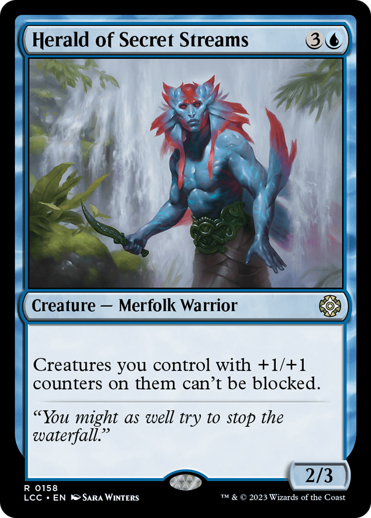 Herald of Secret Streams (LCC-158) [The Lost Caverns of Ixalan Commander]