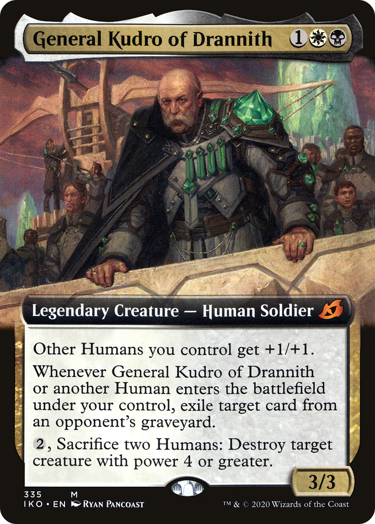 General Kudro of Drannith (IKO-335) [Ikoria: Lair of Behemoths]: (Extended Art) Foil