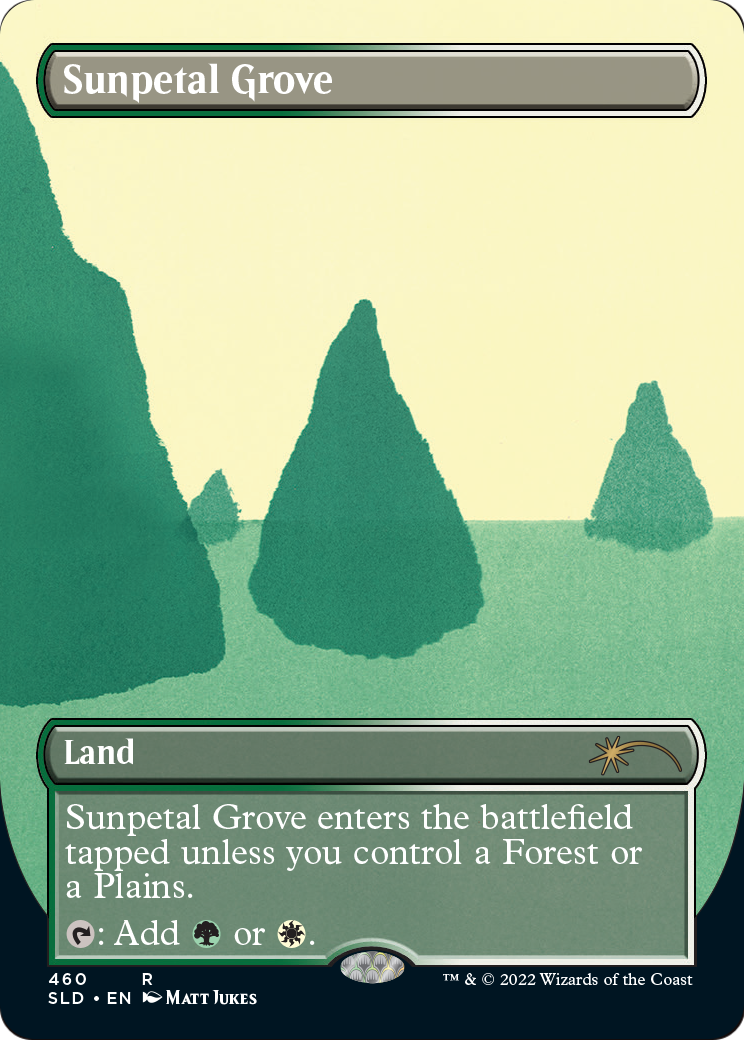 Sunpetal Grove (SLD-460) (Borderless) [Secret Lair Drop]