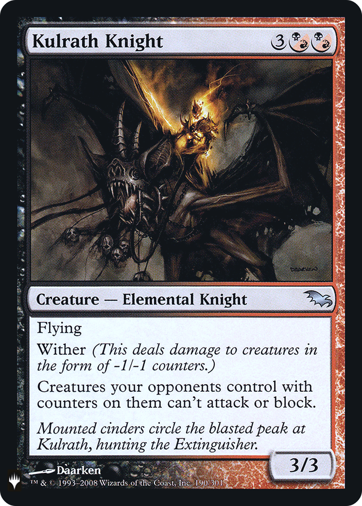 Kulrath Knight (LIST-SHM-190) [The List] Foil