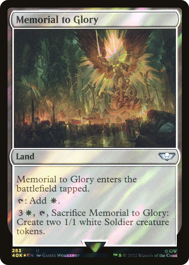 Memorial to Glory (40K-283★) [Warhammer 40,000 Commander] Foil
