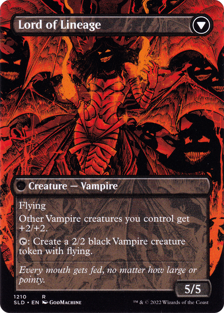 Bloodline Keeper // Lord of Lineage (SLD-1210) [Secret Lair Drop] (Borderless)