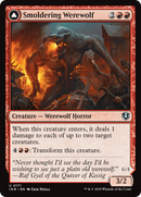 Smoldering Werewolf // Erupting Dreadwolf (INR-171) [Innistrad Remastered]
