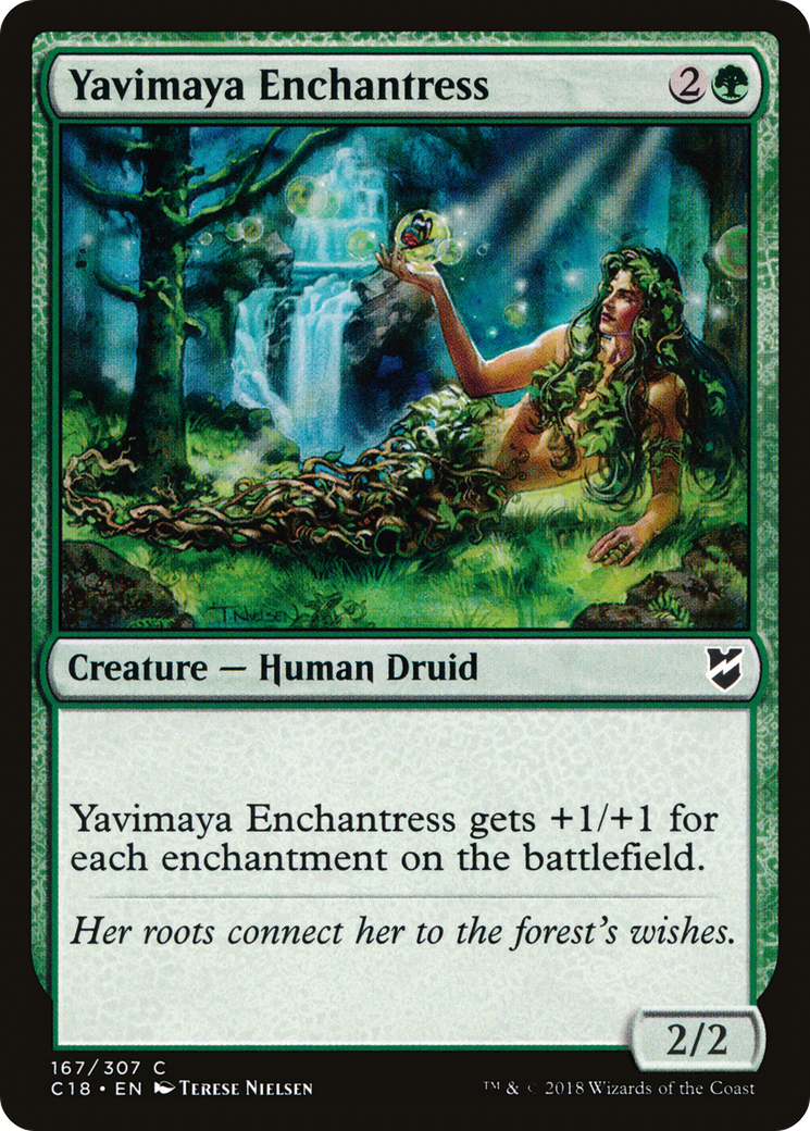 Yavimaya Enchantress (C18-167) [Commander 2018]