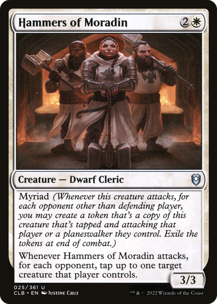 Hammers of Moradin (CLB-025) [Commander Legends: Battle for Baldur's Gate] Foil