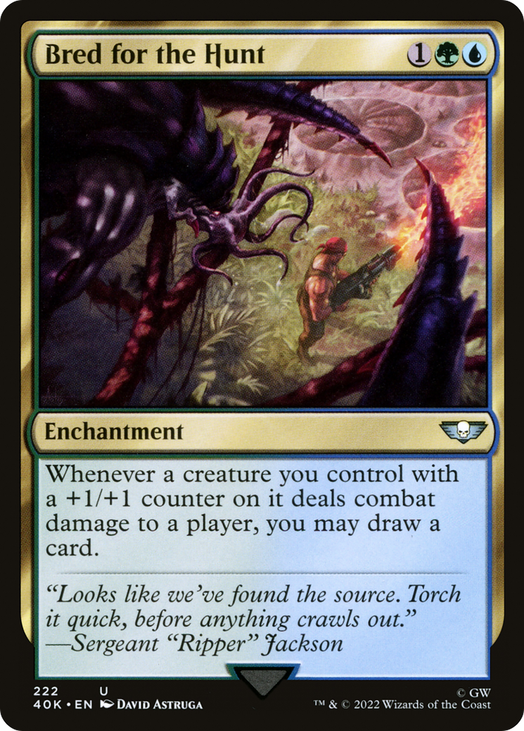 Bred for the Hunt (40K-222) [Warhammer 40,000 Commander]