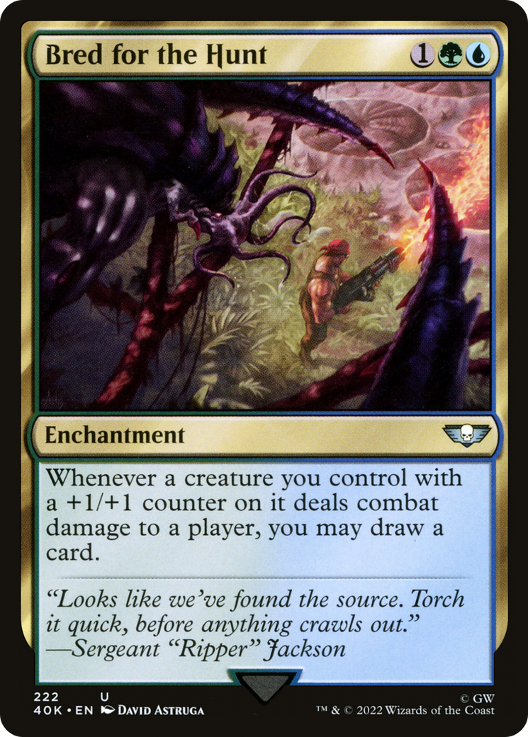 Bred for the Hunt (40K-222) [Warhammer 40,000 Commander]