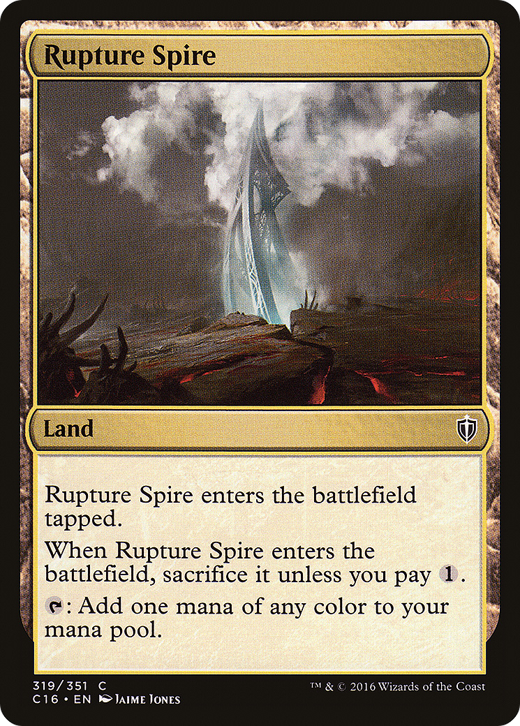 Rupture Spire (C16-319) [Commander 2016]