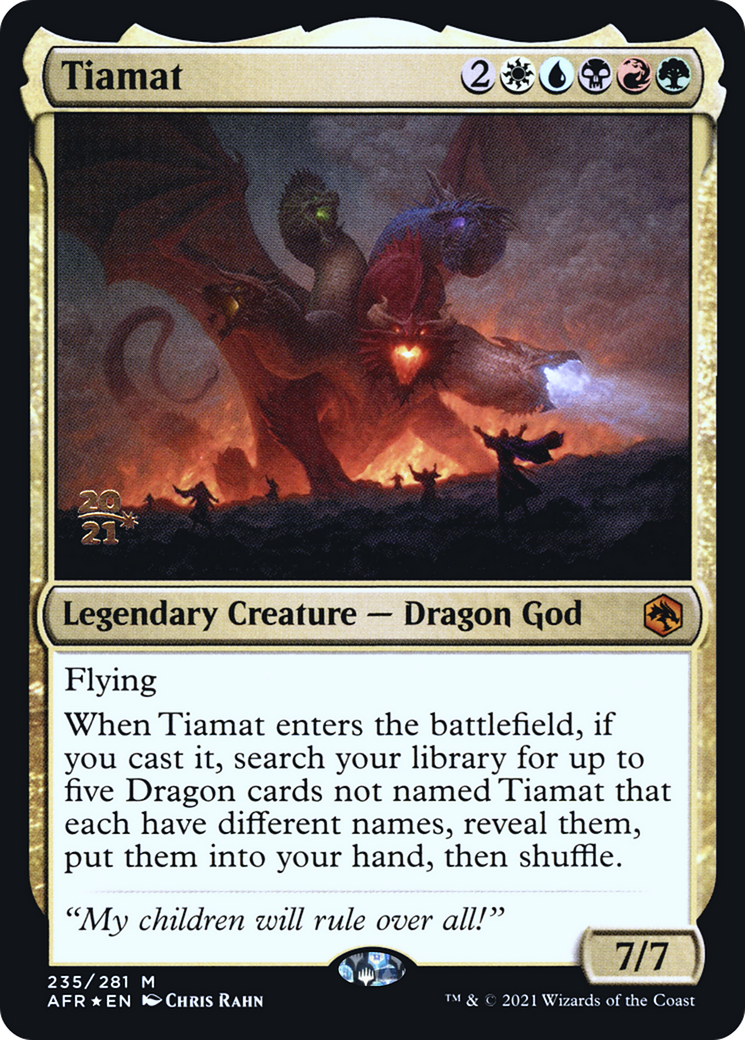 Tiamat (PRE-235S) [Adventures in the Forgotten Realms Promos] Foil